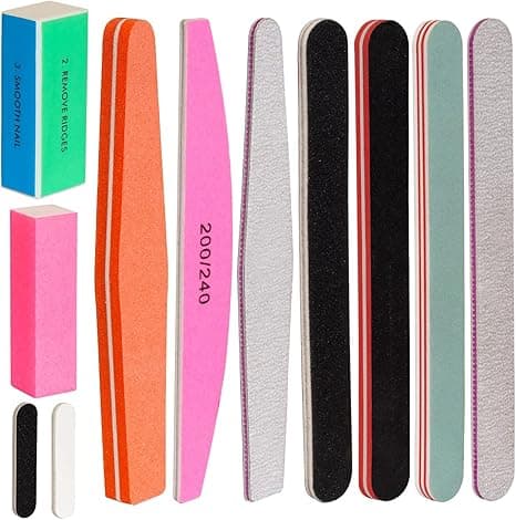 Premify Nail File Set Professional Buffer File Kit Block Natural Manicure Pedicure Kit Polisher Washable Buffering/Sanding Nails Filer Buffing, Nails Polish Smooth Polishing Set on Amazon.ae - Price Tracker