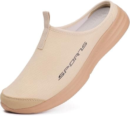 DimaiGlobal Mens Slippers with Arch Support Casual Mules Clog Open Back Shoes Comfort Slip-On Walking Loafer Indoor Outdoor House Shoes on Amazon.ae - Price Tracker