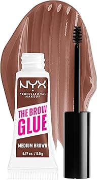NYX PROFESSIONAL MAKEUP | THE BROW GLUE INSTANT BROW STYLER - MEDIUM BROWN on Amazon.ae - Price Tracker