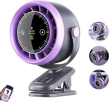 Portable Desk Fan,APP Remote control oscillation table fan with smart LED display,4-in-1 usb fan,100 speed small fan,0-4h timer wall fan,battery operated personal fan,Quiet Air Circulator Clip Fan on Amazon.ae - Price Tracker