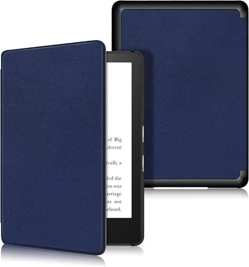 E NET-CASE Slimshell Case Cover for 7" All-New Kindle Paperwhite 12th 2024 or Kindle Paperwhite Signature Edition 2024, Smart Shell Cover with Auto Sleep/Wake (Blue) on Amazon.ae - Price Tracker