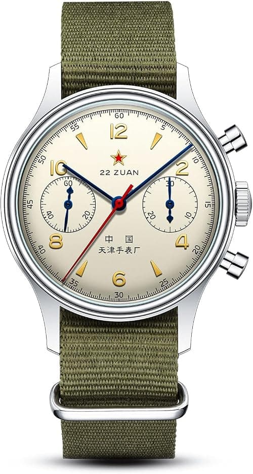 Seagull SEA-Gull Herren Mechanische Armbanduhr 1963 Luftfahrt Chronograph Pilot Mechanische Uhr Handaufzug GD 1963 International Edition ST1901 على Amazon.ae - متتبع الأسعار
