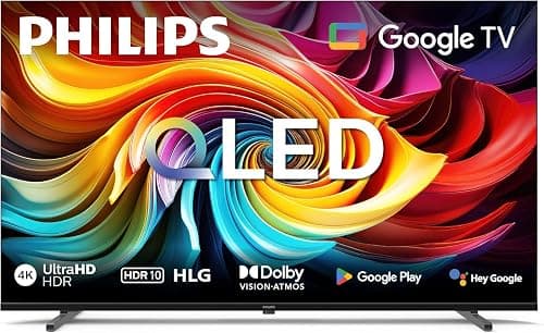 PHILIPS 4K PREMIUM QLED 75 INCH TV 75PQT8530/56, DOLBY VISION, DOLBY ATMOS, GOOGLE VOICE ASSIST, 2025 MODEL on Amazon.ae - Price Tracker