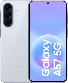 Samsung Galaxy A57 5G Android Smartphone, 256GB Storage, 8GB RAM, Awesome Icyblue, 6x OS Upgrades, Large Display, 50MP Camera, Long Battery Life (KSA Version) - Amazon.sa Price Tracker