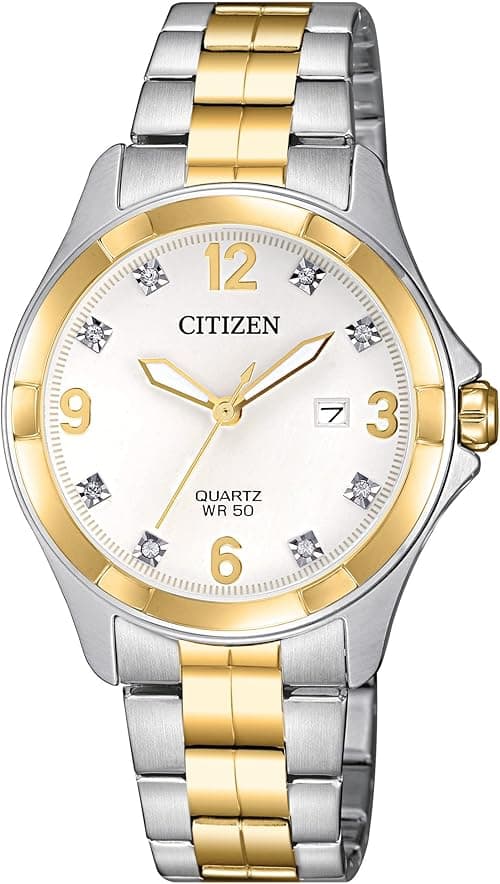 Citizen Quartz Womens Watch, Stainless Steel, Crystal on Amazon.ae - Price Tracker