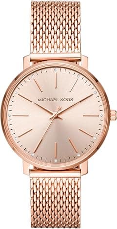 Michael Kors MK4595 - Pyper Three-Hand Stainless Steel Watch, Two-Tone Gold/Silver, One Size, MK4595 - Pyper Three-Hand Stainless Steel Watch - Amazon.sa Price Tracker