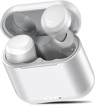TOZO T6 True Wireless Earbuds Bluetooth 5.3 Headphones Touch Control with Wireless Charging Case IPX8 Waterproof Stereo Earphones in-Ear Built-in Mic Headset Premium Deep Bass White on Amazon.ae - Price Tracker
