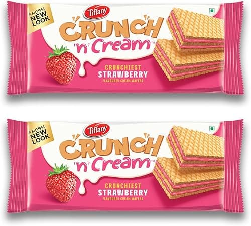 Tiffany Wafer Tiffany Crunch & Cream 135g Strawberry on Amazon.ae - Price Tracker