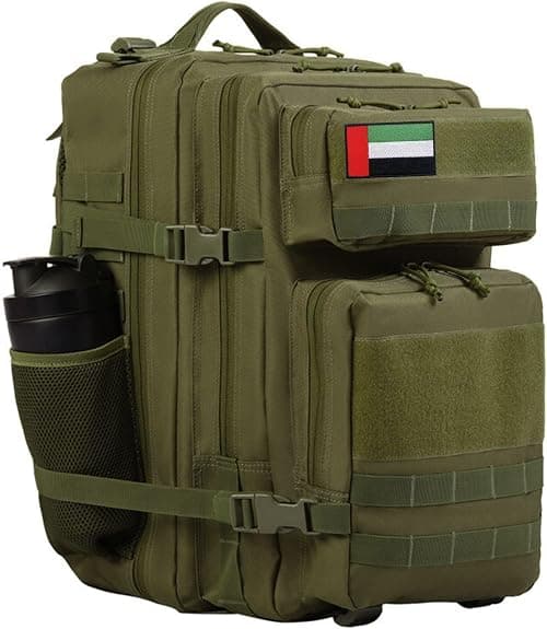 Backpack 45L – Bag for Men & Women, Travel Bags/Backpacks, Airplane/Flight Approved, for desert camping, trekking, hiking, fitness, gym & sport, Tactical Waterproof on Amazon.ae - Price Tracker