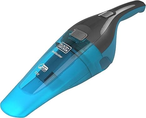 Black+Decker Cordless Dustbuster Handheld Wet & Dry Vacuum Cleaner, 7.2 V 1.5 Ah Li-Ion Battery With Charger Base, 385 ml, 14 Air Watts Suction Power, Blue - Wdc215Wa-B5 on Amazon.ae - Price Tracker