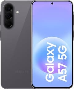 Samsung Galaxy A57 5G Android Smartphone, 128GB Storage, 8GB RAM, Awesome Gray, 6x OS Upgrades, Large Display, 50MP Camera, Long Battery Life (KSA Version) - متتبع أسعار Amazon.sa