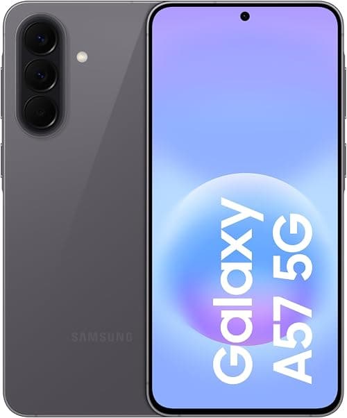 Samsung Galaxy A57 5G Android Smartphone, 256GB Storage, 8GB RAM, Awesome Gray, 6x OS Upgrades, Large Display, 50MP Camera, Long Battery Life (KSA Version) on Amazon.sa - Price Tracker
