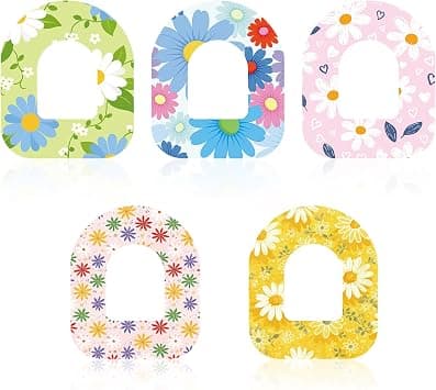 40pcs Adhesive Patches for Omnipod 5, Waterproof CGM Sensor Overpatch Cover Breathable Adhesive Tape Grip Sensor Stickers for Omnipod 5 Accessories (Floral Daisy Print) on Amazon.ae - Price Tracker