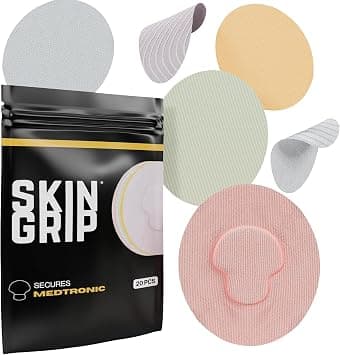 Skin Grip CGM Patches for Medtronic Guardian (20-Pack), Waterproof & Sweatproof for 10-14 Days, Pre-Cut Adhesive Tape, Continuous Glucose Monitor Protection (Pastel Pack) on Amazon.ae - Price Tracker