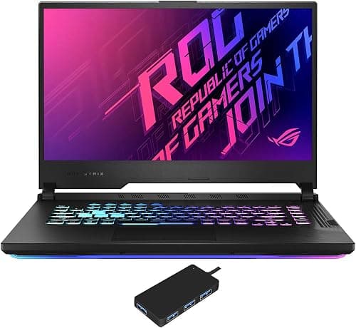 ASUS ROG Strix G15 G512LW Gaming and Entertainment Laptop (Intel i7-10750H 6-Core, 32GB RAM, 2TB m.2 SATA SSD, NVIDIA RTX 2070, 15.6" Full HD (1920x1080), WiFi, Bluetooth, Win 10 Pro) with USB Hub on Amazon - Best Deal Finder