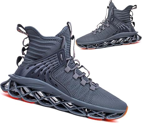 Hello MrLin Men's Running Shoes Non Slip Athletic Tennis Walking Blade Type Sneakers Hip on Amazon.ae - Price Tracker