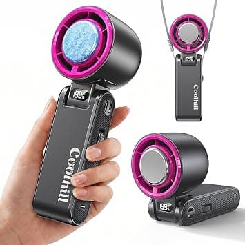 Pro Handheld Portable fan with Turbo Cooling, Speed(1-199) 5500mAh على Amazon.ae - متتبع الأسعار