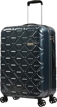 Eminent Wheeled Unisex Hard shell Luggage Macrolon Lightweight 4 Quiet 360° Double spinner Wheel Suitcase with TSA lock KG18 (Checked Luggage 24-Inch, Graphite) on Amazon - Best Deal Finder