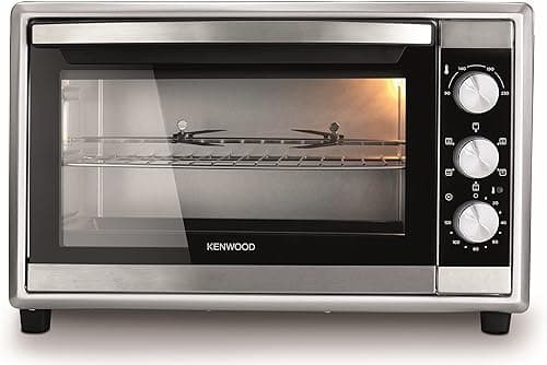 Kenwood 56L Toaster Oven Oven Toaster Grill Large Capacity Double Glass Door Multifunctional With Rotisserie And Convection Function For Grilling, Silver, Stainless Steal, Mom56.000Ss on Amazon.ae - Price Tracker