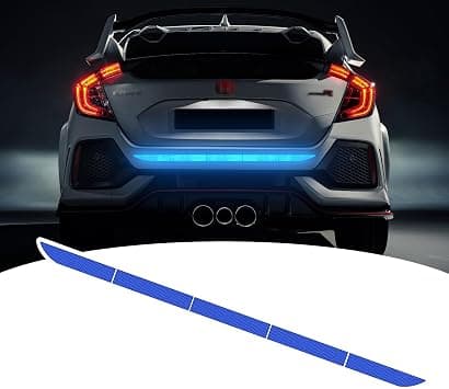 Reflective Car Stickers Anti-Scratch Bumper Guard Warning Cover for Cars SUVs Pickup Trucks - Blue on Amazon.ae - Price Tracker