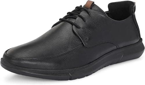 Blue Leather By Centrino Slip-On Men's Formal Shoe | Stylish with Soft Cushioned Insole | Trendy Non Lace-Up Design | Durable Leather with Anti-Skid Sole | Perfect for Formal Wear على Amazon.ae - متتبع الأسعار