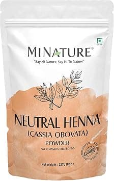 Neutral Henna powder (CASSIA OBOVATA) by mi nature 227 g (237ml) Adds no colour to hair hair conditioning Herbal hair care on Amazon.ae - Price Tracker
