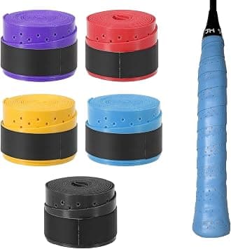 Tennis Badminton Racket Grip, Tape for Tennis 5 Colors Anti-Slip Overgrips with Super Absorbent Sweat-Resistant Material on Amazon.ae - Price Tracker