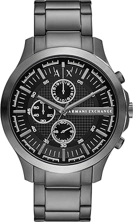 Armani Exchange Watch for Men, Chronograph Movement and 46mm Case Size with Stainless Steel, Leather or Silicone Strap on Amazon.ae - Price Tracker