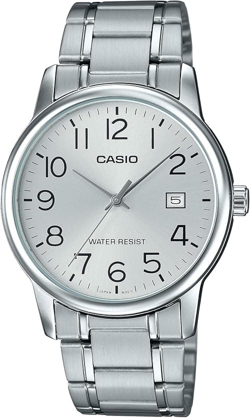 Casio Mens Quartz Watch, Analog Display and Stainless Steel Strap MTP on Amazon.sa - Price Tracker