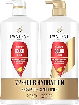 Pantene Pro-V Radiant Color Shine Shampoo & Conditioner with Rescue Shot, 27.7 oz + 25.1 oz + 0.5 oz on Amazon.ae - Price Tracker
