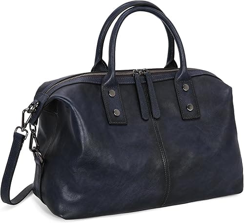 Iswee Genuine Leather Satchel Tote Bag Top Handle Handbag Designer Shoulder Bag Large Capacity Cross Body Bag on Amazon.ae - Price Tracker