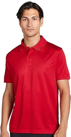 Sports Polo shirt for men I DryFit Moisture Wicking Fabric with UV Protection I Ideal for Gym Yoga Hiking Running etc.- By Santhome on Amazon.ae - Price Tracker