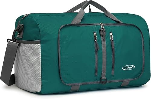 G4Free 40L/65L Foldable Duffel Bag, Water-Repellent Travel Backpack, Lightweight Carry Bag for Overnight Weekender Sports Men Women on Amazon.ae - Price Tracker