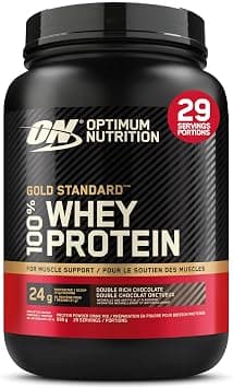 Optimum Nutrition (ON) Gold Standard 100% Whey Protein Powder Primary Source Isolate, 24 Grams of Protein for Muscle Support and Recovery - Double Rich Chocolate, 2 Lbs, 29 Servings (907 Grams) on Amazon.ae - Price Tracker