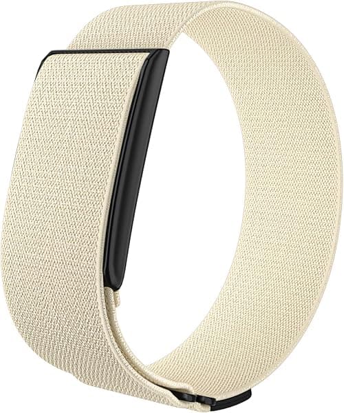 Nylon Strap with Metal Case for Amazfit Helio Strap Smart Band Fitness Tracker - Lightweight, Breathable & Elastic - Replacement for Amazfit Helio Strap Smart Band Fitness Tracker on Amazon.ae - Price Tracker