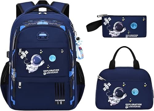 MITOWERMI 3pcs Kids Backpack with Lunch Box School Bag for Boys Girls Backpack Bookbag Set for Elementary School Student on Amazon.ae - Price Tracker