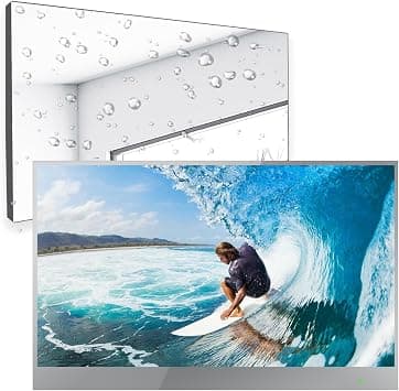 Soulaca 22 Inch Mirror TV, Smart TV for Bathroom, Digital/Analog Tuner, Mirror Panel, Magic Remote, Waterproof, Netflix, Integrated Speaker, Model 2026 على Amazon.ae - متتبع الأسعار