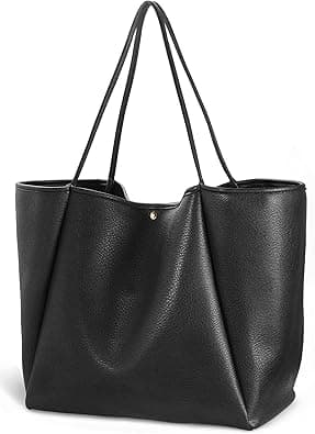 HOXIS Oversize Vegan Leather Tote Women Weekender Bag Shopper Handbag Travel Purse on Amazon.ae - Price Tracker