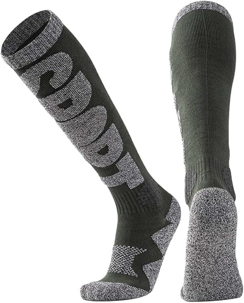 1Pair Merino Wool Ski Socks for Women Men, Knee-High Winter Thermal Socks Full Cushioned Thermal Socks Unisex Merino Wool Winter Socks for Cold Weather, Sports, Skiing, Snowboarding, Hunting, Hiking on Amazon.ae - Price Tracker