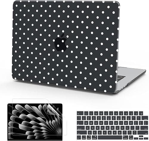 B BELK for MacBook Air 13 inch Case 2026-2022 M5 M4 M3 M2, Black Polka Dot on Amazon.ae - Price Tracker