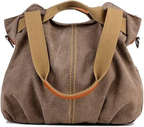Women Ladies Bags Vintage Hobo Canvas Daily Purse Shoulder Tote Shopper Handbag on Amazon - Best Deal Finder
