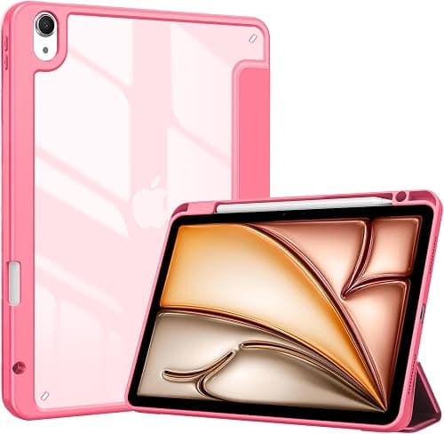 ProCase Smart Case for iPad Air 11-inch M4 (2026, 8th Gen) / M3 (2025) / M2 (2024) & 10.9 Inch iPad Air 5th (2022) & 4th (2020), Protective Cover with Pencil Holder -Melonpink on Amazon.ae - Price Tracker
