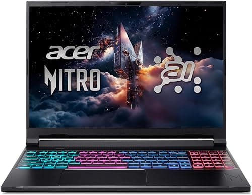 acer Nitro V 16S AI Copilot+ PC Gaming Laptop | AMD Ryzen AI 7 350 Processor | NVIDIA GeForce RTX 5070 Laptop GPU | 16" WQXGA IPS 180Hz Display | 16GB DDR5 | 1TB Gen 4 SSD | Wi-Fi 6E | ANV16S-61-R3Z0 on Amazon.ae - Price Tracker