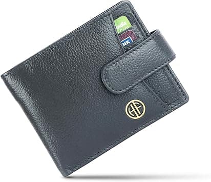 Hammonds Flycatcher RFID Protected Grey NDM Leather Wallet for Men|5 Card Slots| 1 Coin Pocket|2 Hidden Compartment|2 Currency Slots|1 ID Slot|with Easy Access Card Container, Graphite Grey, Modern on Amazon.ae - Price Tracker