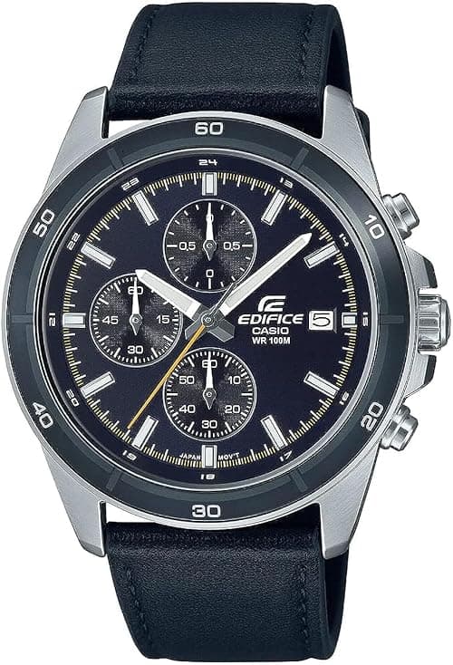Casio Edifice Men's White Dial Stainless Steel Chronograph Watch on Amazon.sa - Price Tracker