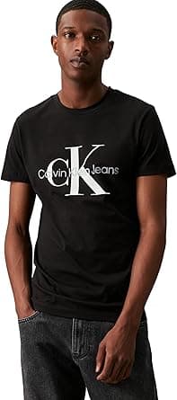 Calvin Klein Men Monologo Slim Tshirt Monologo Slim Tshirt (pack of 1) on Amazon.ae - Price Tracker