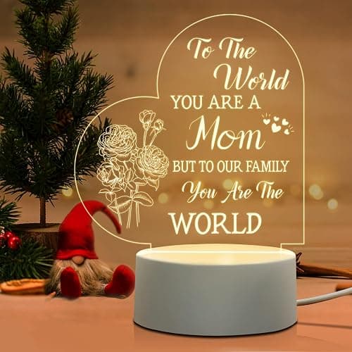 MAKINGTEC Gifts for Mom from Daughter Son, MAKINGTEC Mom Birthday Gifts, Mom Gifts Engraved Night Light, Thanksgiving, Mothers Day, Birthday Gifts for Mom from Daughter Son on Amazon.ae - Price Tracker