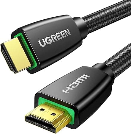 UGREEN HDMI Cable 4K 2M HDMI 2.0 18Gbps High-Speed 4K@60Hz Video Wire Ultra HD 3D 4K Cord Braided Compatible with Nintendo Switch MacBook Pro UHD TV Xbox Playstation PS5/4 PC Laptop on Amazon.ae - Price Tracker