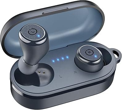 TOZO T10 Wireless Earbuds Bluetooth 5.3 Headphones, App Customize EQ, Ergonomic Design, 55H Playtime, Wireless Charging Case, IPX8 Waterproof Powerful Sound in-Ear Headset Blue(New Upgraded) - Amazon.ae Price Tracker