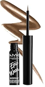 NYX PROFESSIONAL MAKEUP Epic Wear Metallic Liquid Liner Brown Metal 04 on Amazon.ae - Price Tracker